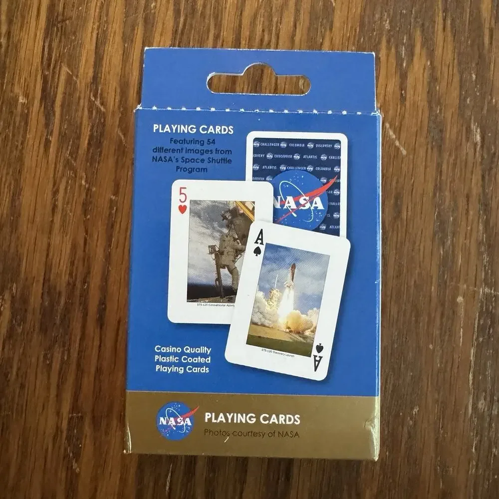 NASA Space Shuttle Exploration Playing Cards‎ 54 Images New Sealed Italy 2008